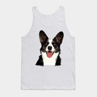 Cardigan Welsh Corgi Portrait/Bust Tank Top